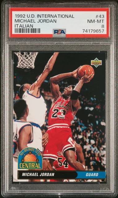 1992-93 Upper Deck Michael Jordan International Italian #43 card image