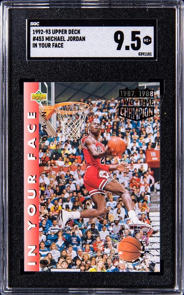 1992-93 Upper Deck Michael Jordan In Your Face #433 card image
