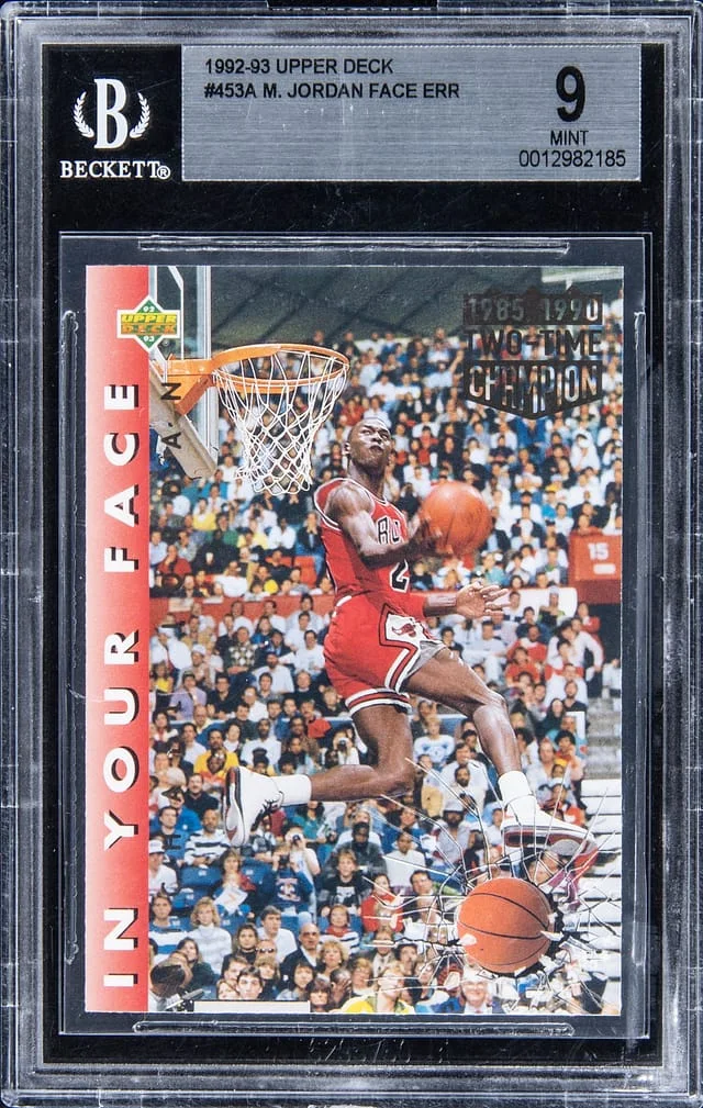1992-93 Upper Deck Michael Jordan #453A card image