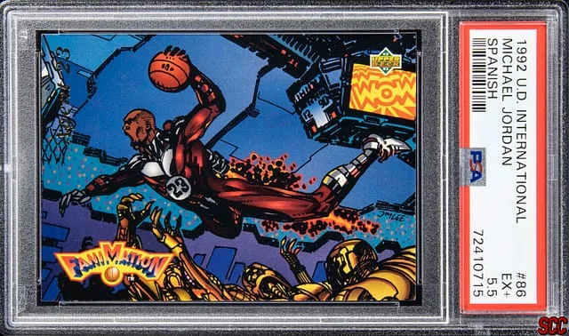 1992-93 Upper Deck Michael Jordan International Spanish #86 card image