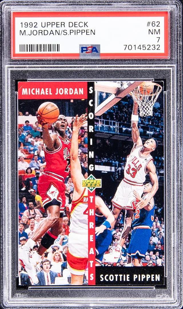 1992-93 Upper Deck Michael Jordan/Scottie Pippen #62 card image