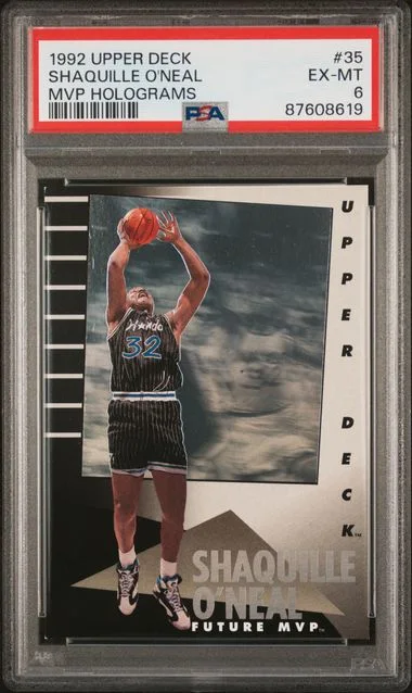 1992-93 Upper Deck MVP Shaquille O'Neal Holograms #35 card image