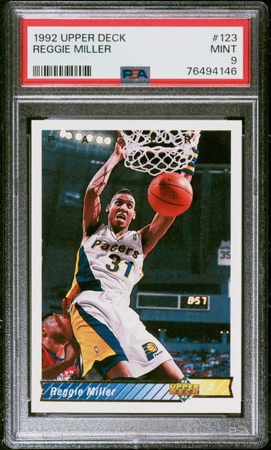 1992-93 Upper Deck Reggie Miller #123 card image