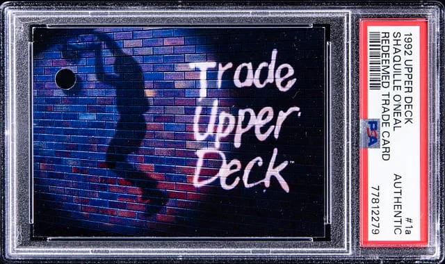 1992-93 Upper Deck Shaquille O'Neal Redeemed Trade Card #1a card image
