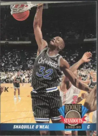 1992-93 Upper Deck Shaquille O'Neal Rookie Standouts #RS15 card image