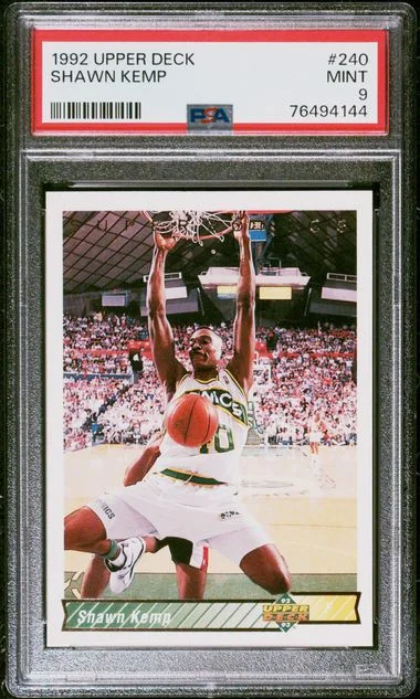 1992-93 Upper Deck Shawn Kemp #240 card image