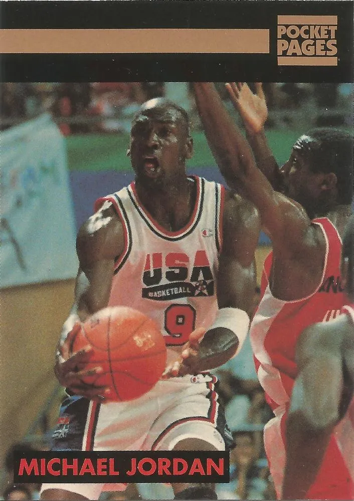 1992-94 Pocket Pages Cards Michael Jordan #18 card image
