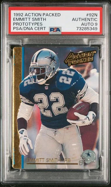 1992 Action Packed Prototypes Emmitt Smith #92N card image