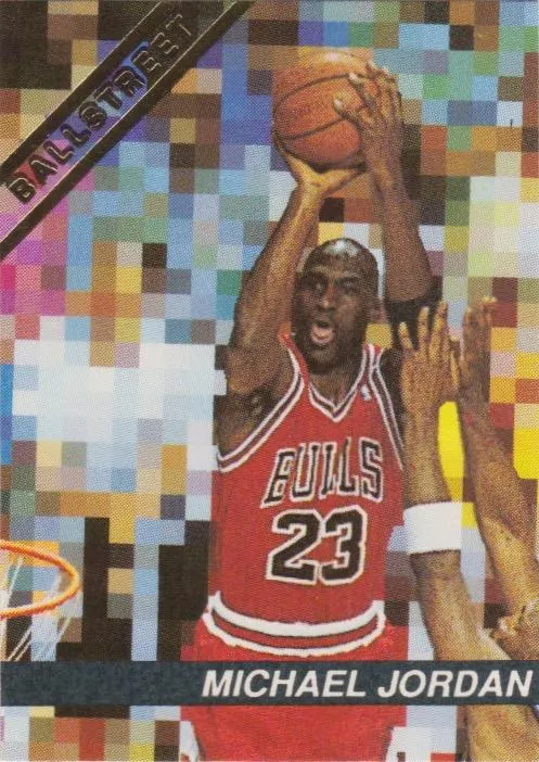 1992 Ballstreet Michael Jordan #10 card image