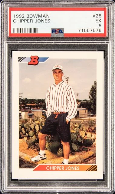 1992 Bowman Chipper Jones #28 card image
