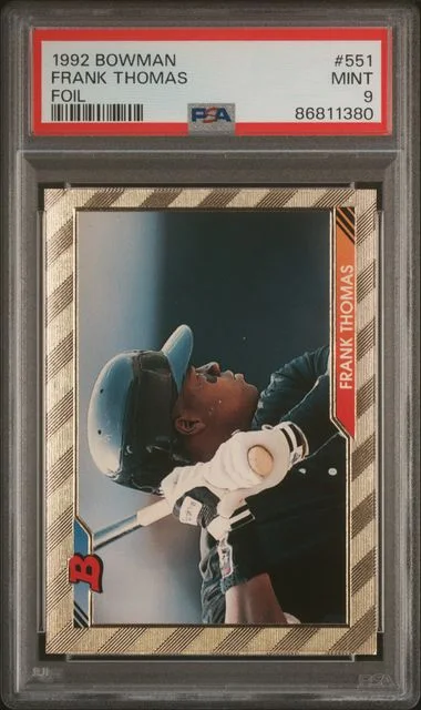 1992 Bowman Frank Thomas Foil #551 card image