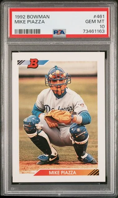 1992 Bowman Mike Piazza #461 card image