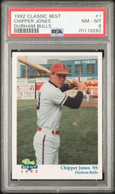 1992 Classic Best Durham Bulls Chipper Jones #1 card image