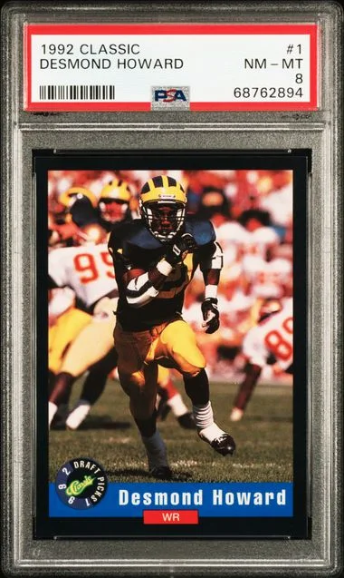 1992 Classic Desmond Howard #1 card image