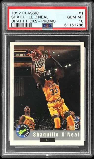 1992 Classic Draft Picks Promo Shaquille O'Neal #1 card image