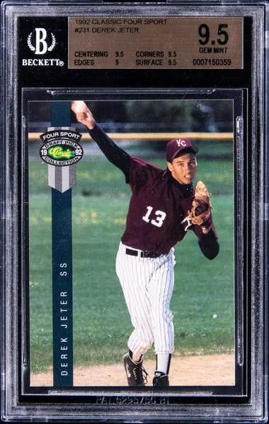 1992 Classic Four Sport Derek Jeter #231 card image