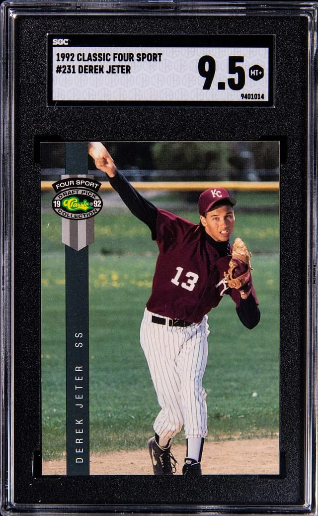 1992 Classic Four Sport Derek Jeter r #231 card image