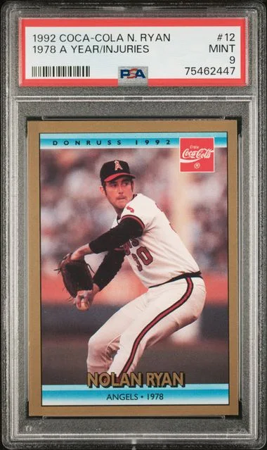 1992 Coca-Cola Nolan Ryan 1978 A Year Of Injuries #12 card image