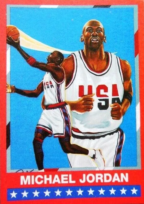 1992 Collectors' Chronicle Magazine Dream Team (Canada) Michael Jordan #3 card image