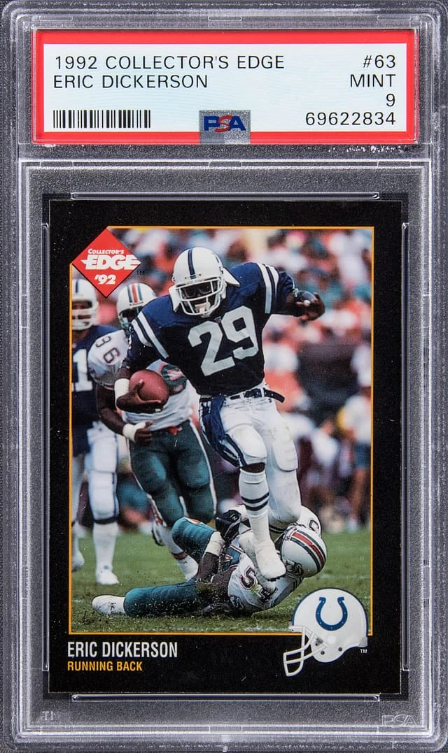 1992 Collector's Edge Eric Dickerson #63 card image