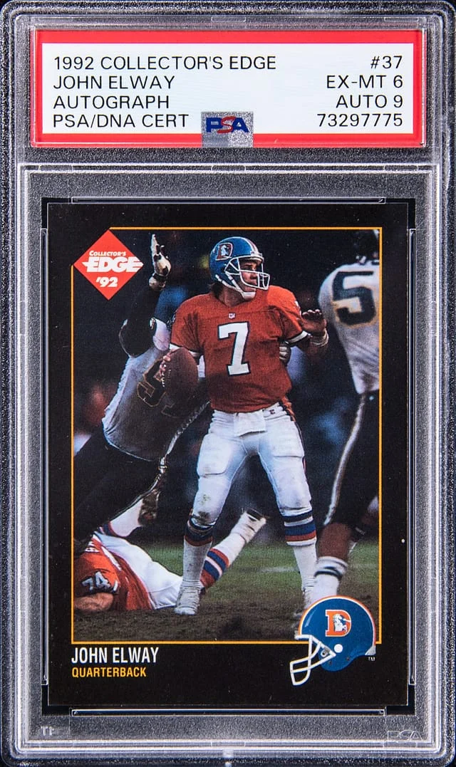 1992 Collector's Edge John Elway #37 card image