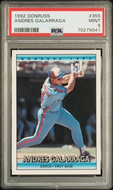 1992 Donruss Andres Galarraga #355 card image