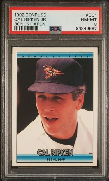 1992 Donruss Cal Ripken Jr. Bonus Cards #BC1 card image