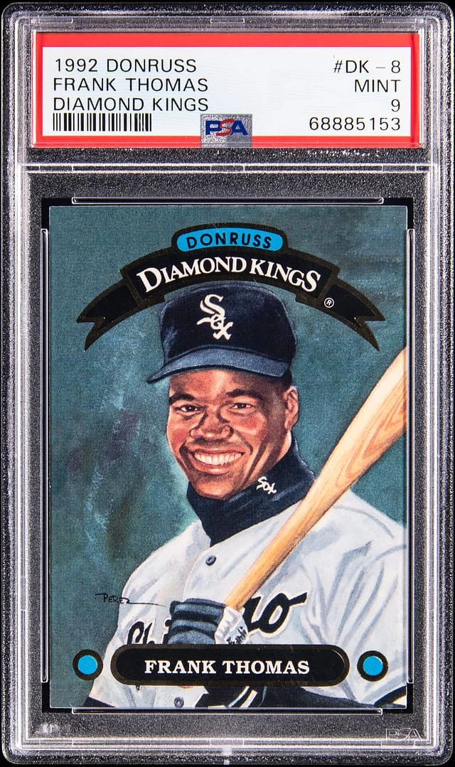 1992 Donruss Diamond Kings Frank Thomas #DK-8 card image