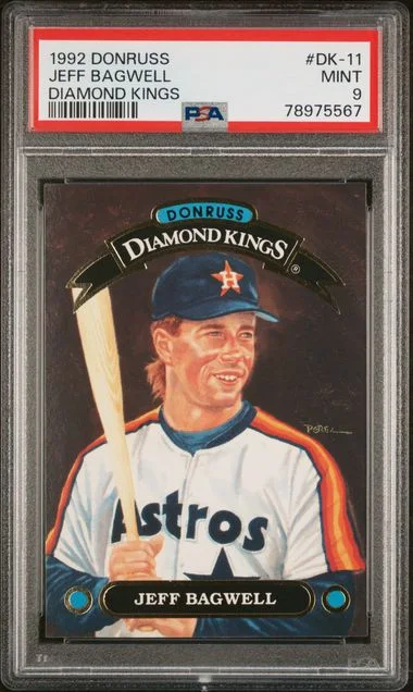 1992 Donruss Diamond Kings Jeff Bagwell #DK-11 card image