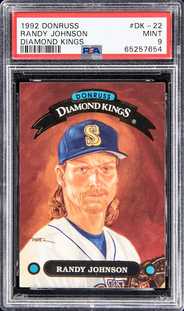 1992 Donruss Diamond Kings Randy Johnson #DK-22 card image