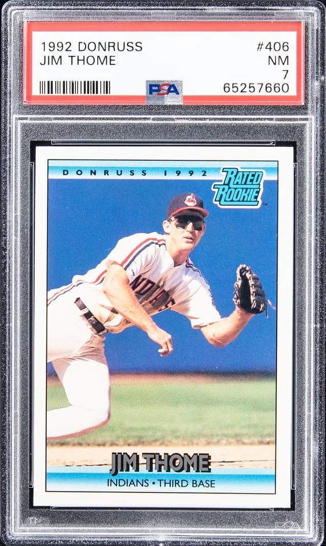 1992 Donruss Jim Thome #406 card image