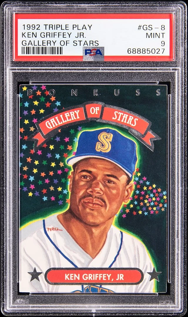 1992 Donruss Ken Griffey Jr. Triple Play Gallery of Stars #GS-8 card image