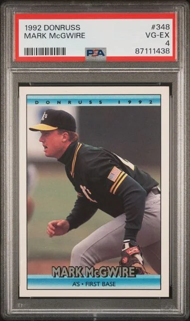 1992 Donruss Mark McGwire #348 card image