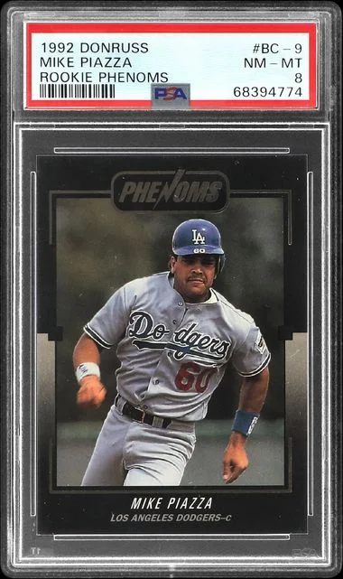 1992 Donruss Mike Piazza Phenoms #BC-9 card image