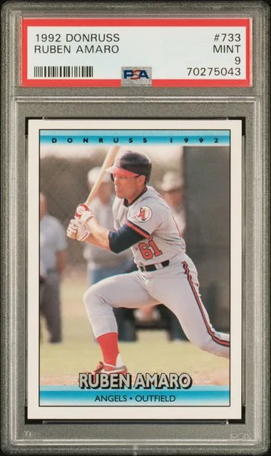 1992 Donruss Ruben Amaro #733 card image