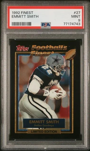 1992 Finest Emmitt Smith #27 card image