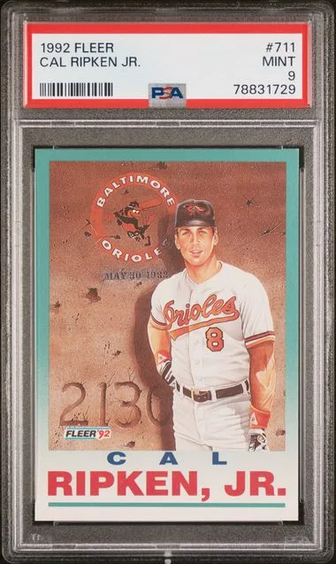 1992 Fleer Cal Ripken Jr. #711 card image