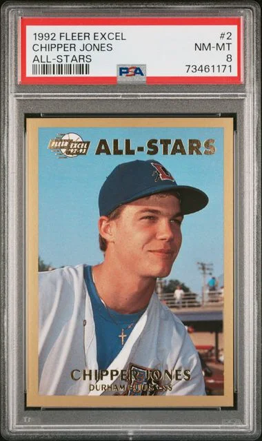 1992 Fleer Chipper Jones Excel #2 card image