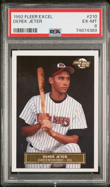 1992 Fleer Derek Jeter Excel #210 card image