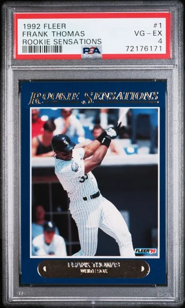 1992 Fleer Frank Thomas Sensations #1 card image