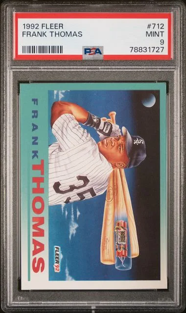 1992 Fleer Frank Thomas #712 card image