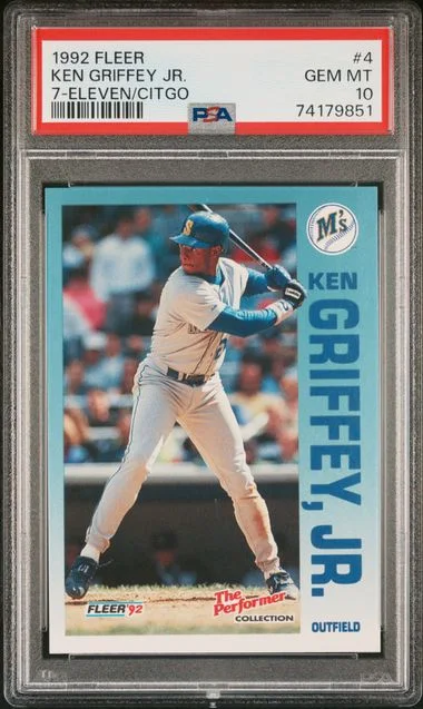 1992 Fleer Ken Griffey Jr. 7-Eleven/Citgo #4 card image