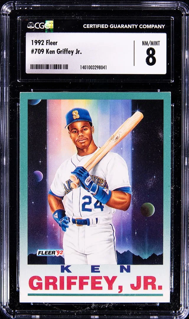 1992 Fleer Ken Griffey Jr. #709 card image