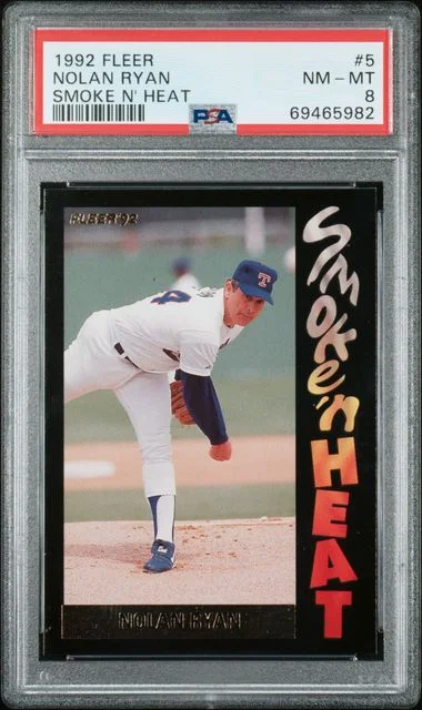 1992 Fleer Nolan Ryan Smoke N' Heat #5 card image