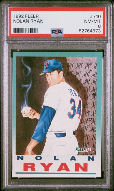 1992 Fleer Nolan Ryan #710 card image