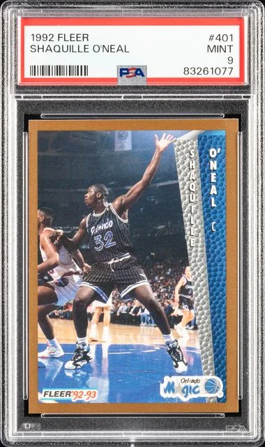 1992 Fleer Shaquille O'Neal #401 card image