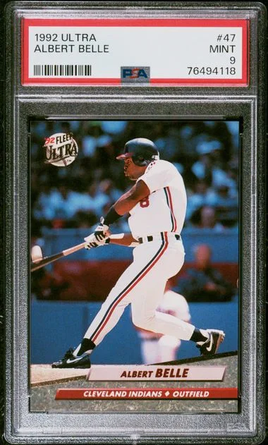 1992 Fleer Ultra Albert Belle #47 card image
