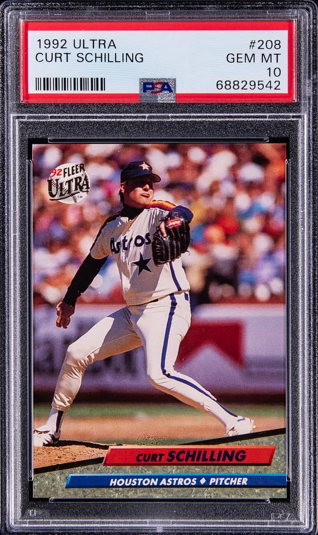 1992 Fleer Ultra Curt Schilling #208 card image