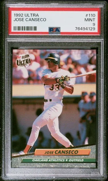 1992 Fleer Ultra Jose Canseco #110 card image