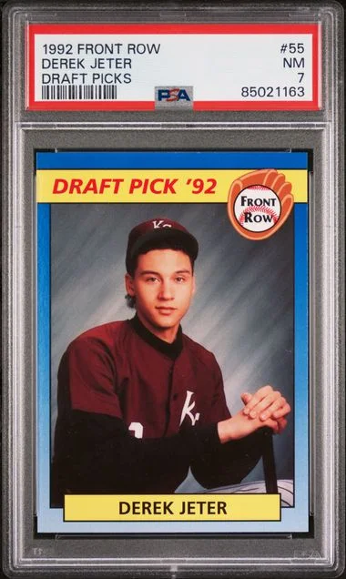1992 Front Row Draft Picks Derek Jeter #55 card image